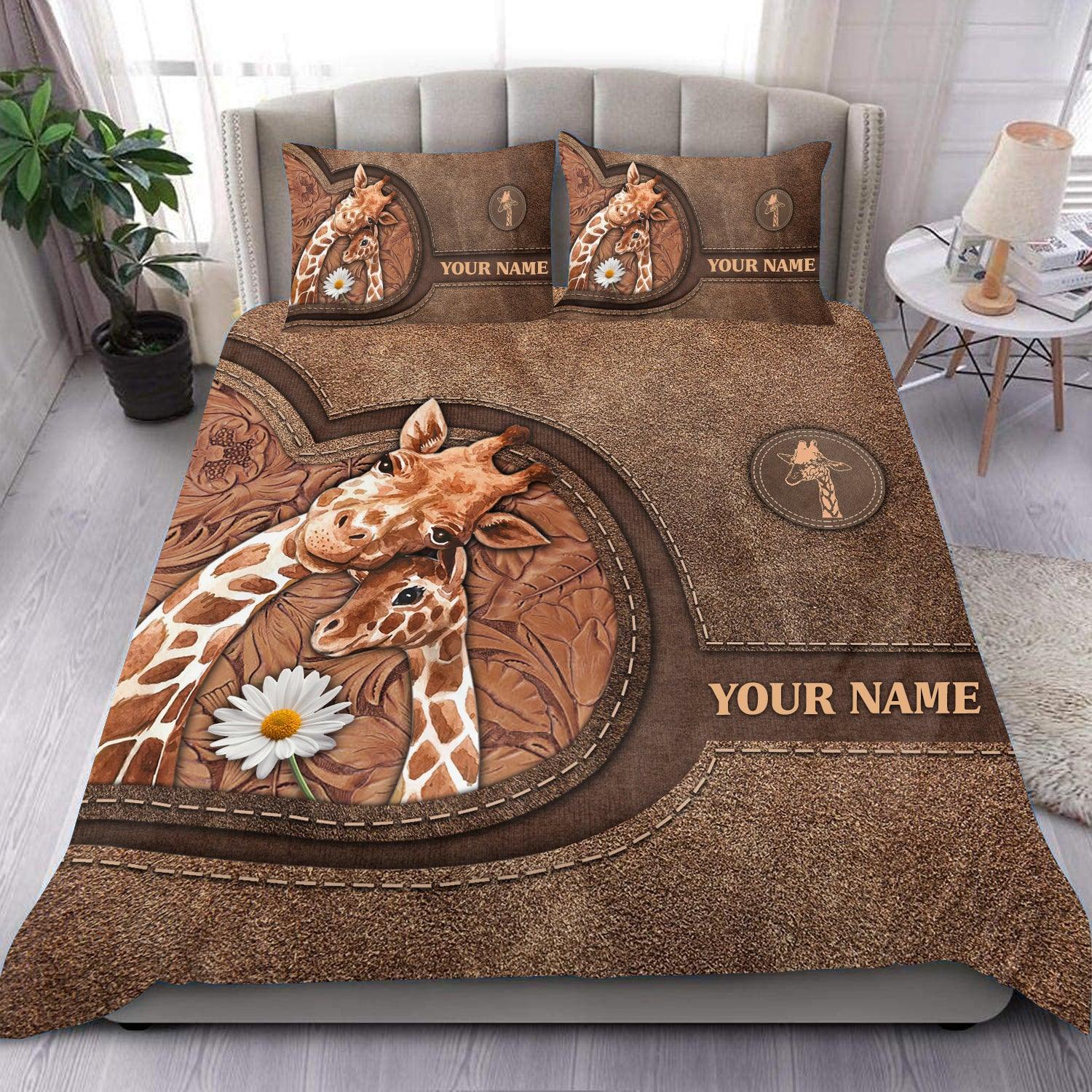 Personalized Giraffe Bedding Set - BD127PS - BMGifts