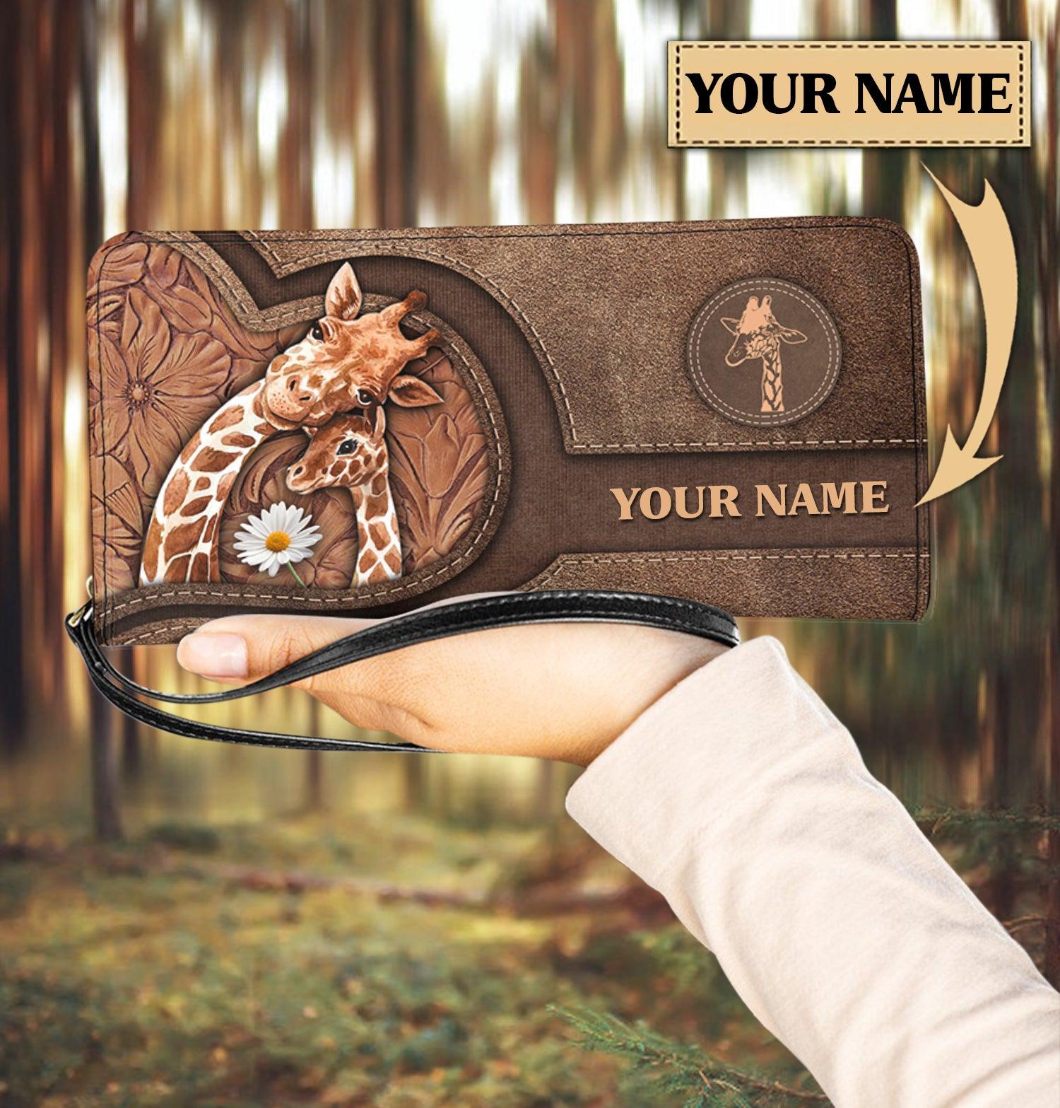 Personalized Giraffe Clutch Purse - PU024PS06 - BMGifts