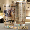 Personalized Golden Retriever Tumbler - TB308PS - BMGifts