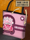 Personalized Grandma All Over Tote Bag, Personalized Gift for Nana, Grandma, Grandmother, Grandparents - TO095PS06 - BMGifts