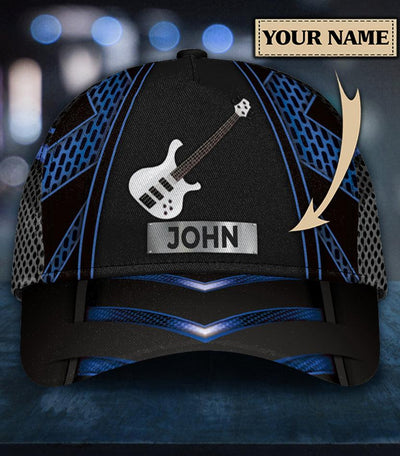 Personalized Guitar Classic Cap, Personalized Gift for Music Lovers, Guitar Lovers - CP1515PS - BMGifts