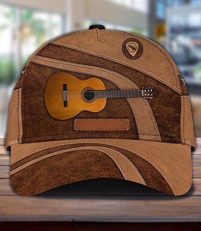 Personalized Guitar Classic Cap, Personalized Gift for Music Lovers, Guitar Lovers - CP160PS06 - BMGifts