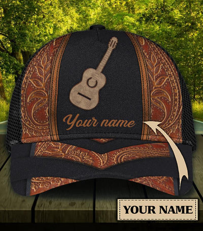Personalized Guitar Classic Cap, Personalized Gift for Music Lovers, Guitar Lovers - CP1769PS - BMGifts