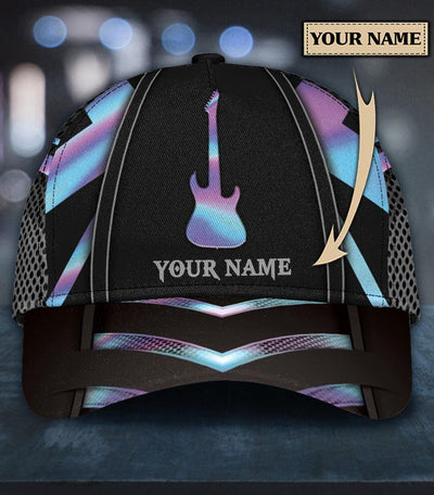 Personalized Guitar Classic Cap, Personalized Gift for Music Lovers, Guitar Lovers - CP2330PS - BMGifts