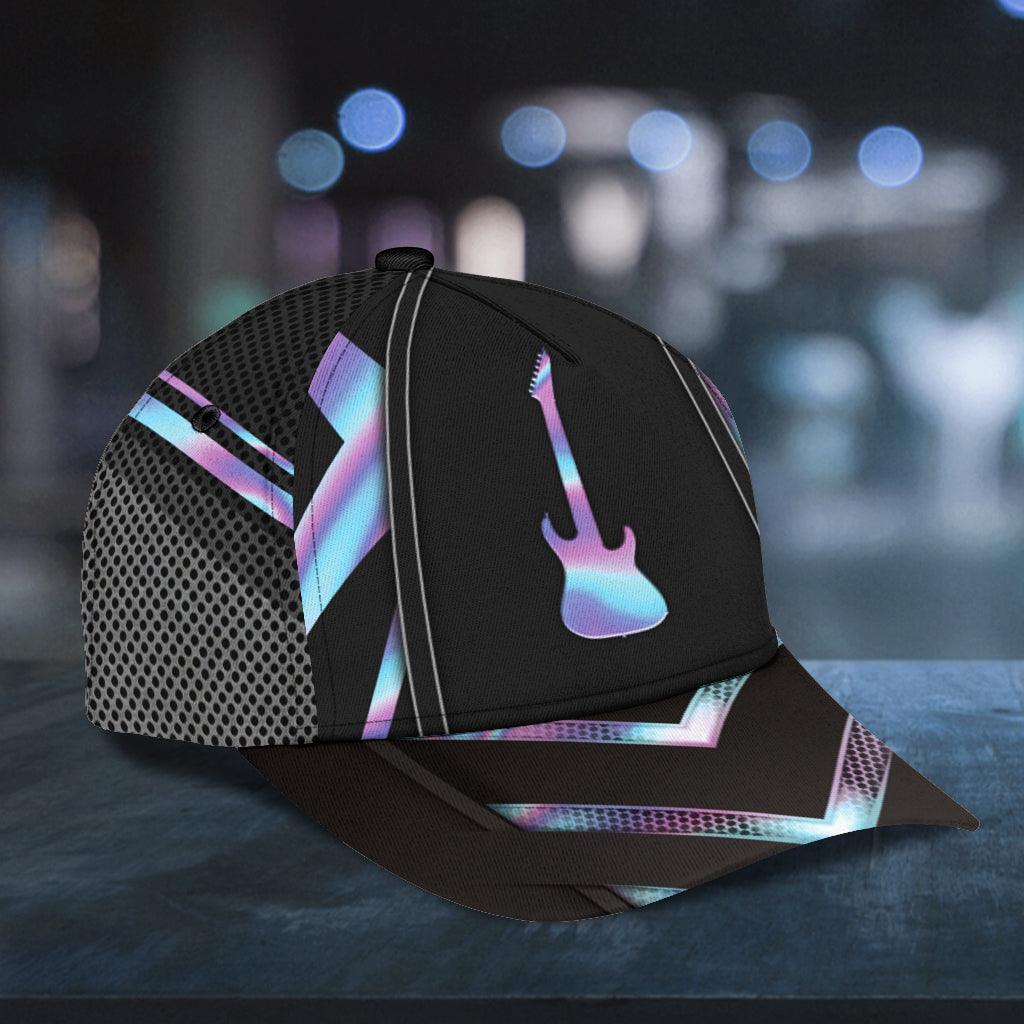 Personalized Guitar Classic Cap, Personalized Gift for Music Lovers, Guitar Lovers - CP2330PS - BMGifts