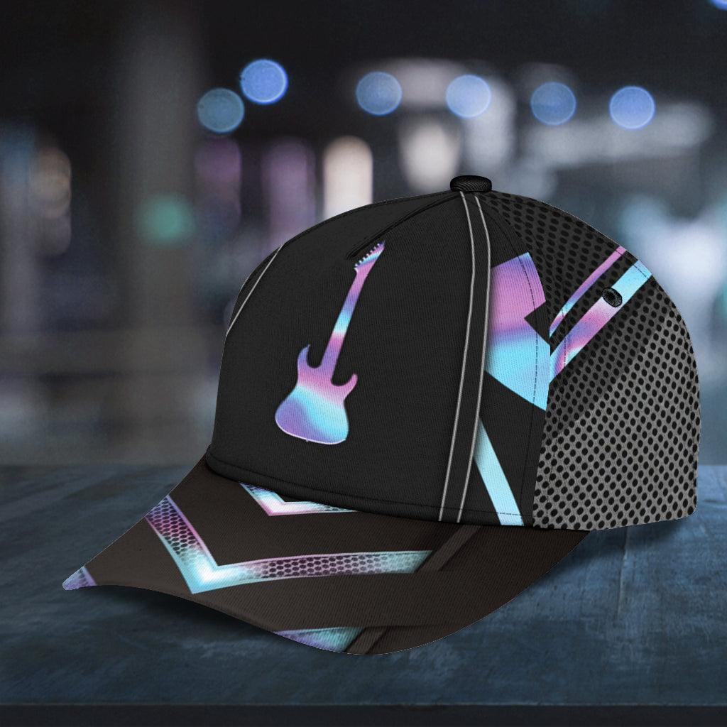 Personalized Guitar Classic Cap, Personalized Gift for Music Lovers, Guitar Lovers - CP2330PS - BMGifts