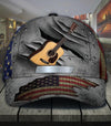Personalized Guitar Classic Cap, Personalized Gift for Music Lovers, Guitar Lovers - CP553PS - BMGifts