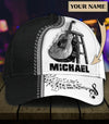 Personalized Guitar Classic Cap, Personalized Gift for Music Lovers, Guitar Lovers - CP963PS - BMGifts
