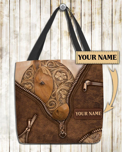 Personalized Horse All Over Tote Bag, Personalized Gift for Horse Lovers - TO365PS - BMGifts