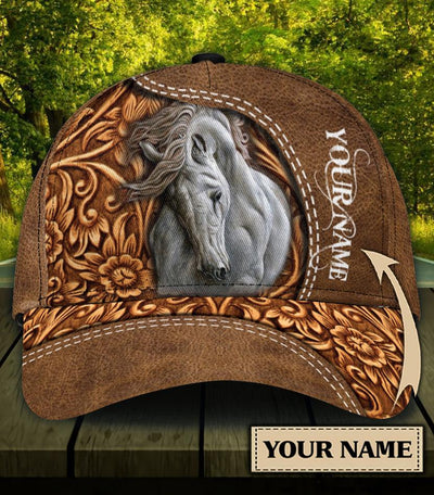 Personalized Horse Classic Cap, Personalized Gift for Horse Lovers - CP1558PS - BMGifts