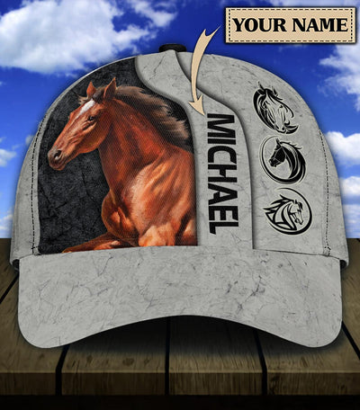 Personalized Horse Classic Cap, Personalized Gift for Horse Lovers - CP335PS - BMGifts