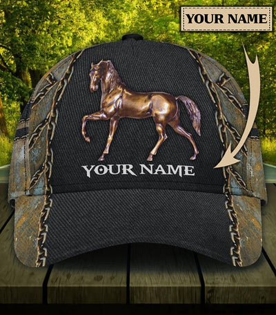 Personalized Horse Classic Cap, Personalized Gift for Horse Lovers - CP588PS - BMGifts