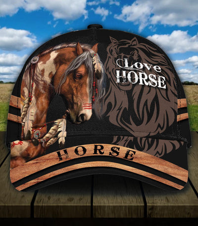 Personalized Horse Classic Cap, Personalized Gift for Horse Lovers - CP595PS - BMGifts