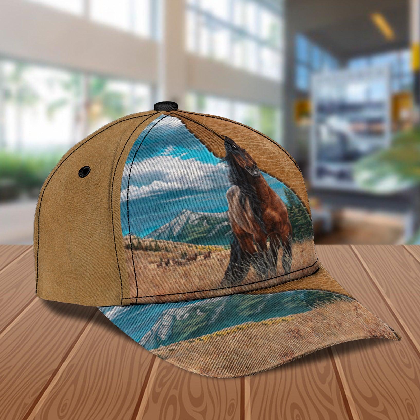 Personalized Horse Classic Cap, Personalized Gift for Horse Lovers - CP683PS06 - BMGifts