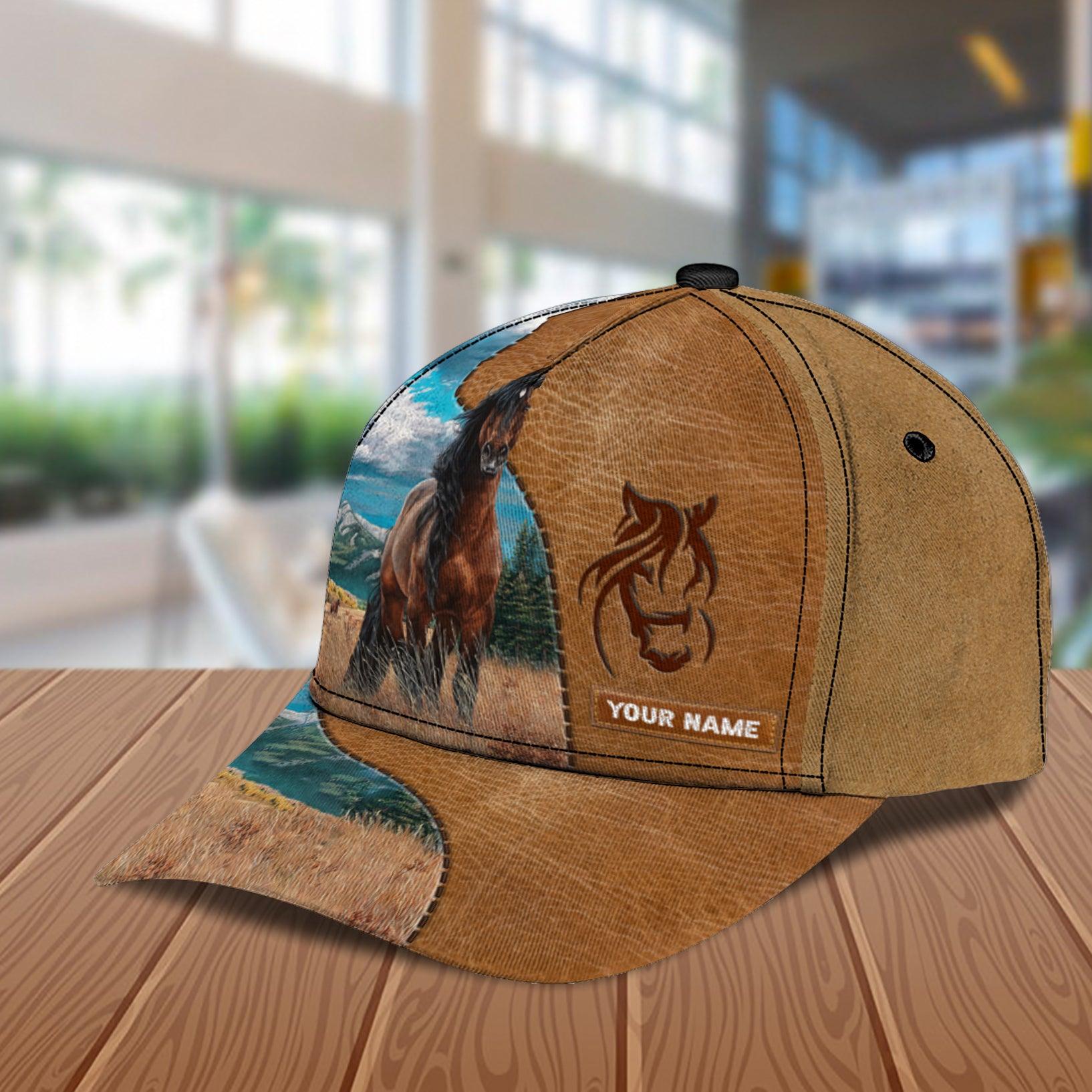 Personalized Horse Classic Cap, Personalized Gift for Horse Lovers - CP683PS06 - BMGifts