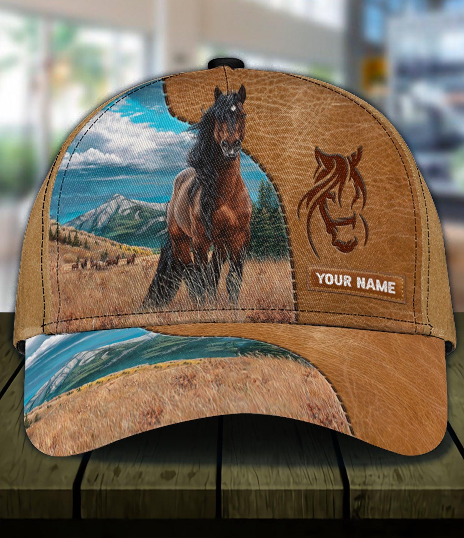 Personalized Horse Classic Cap, Personalized Gift for Horse Lovers - CP683PS06 - BMGifts