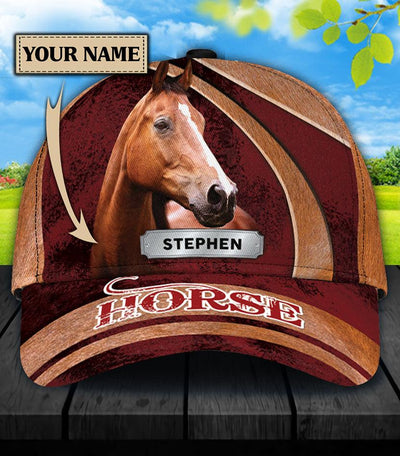 Personalized Horse Classic Cap, Personalized Gift for Horse Lovers - CP907PS - BMGifts