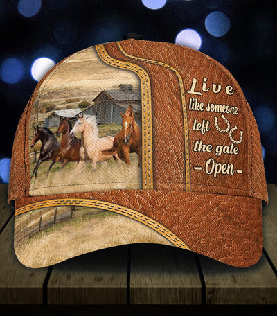 Personalized Horse Classic Cap, Personalized Gift for Horse Lovers - CP913PS - BMGifts