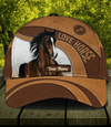 Personalized Horse Classic Cap, Personalized Gift for Horse Lovers - CPA78PS06 - BMGifts