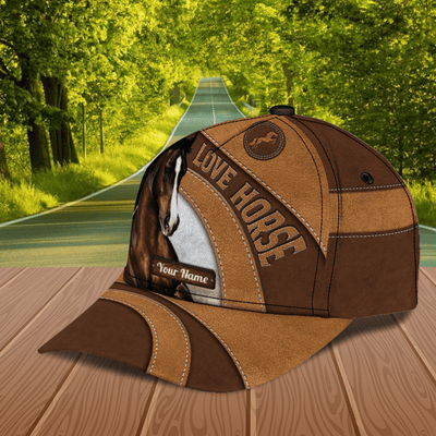 Personalized Horse Classic Cap, Personalized Gift for Horse Lovers - CPA78PS06 - BMGifts