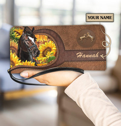 Personalized Horse Clutch Purse, Personalized Gift for Horse Lovers - PU1337PS - BMGifts