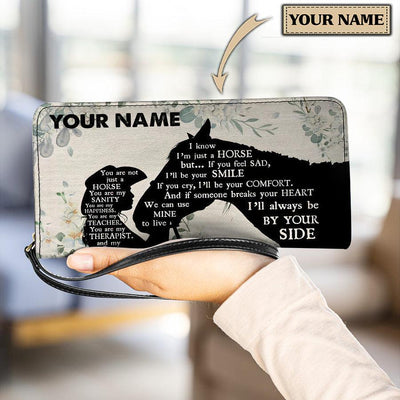 Personalized Horse Clutch Purse, Personalized Gift for Horse Lovers - PU350PS - BMGifts