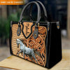 Personalized Horse Leather Handbag, Personalized Gift for Horse Lovers - LD251PS06 - BMGifts