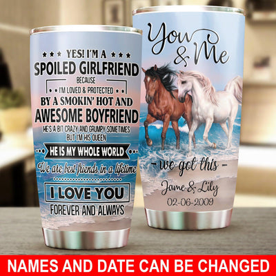 Personalized Horse Tumbler, Personalized Gift for Horse Lovers - TB123PS - BMGifts