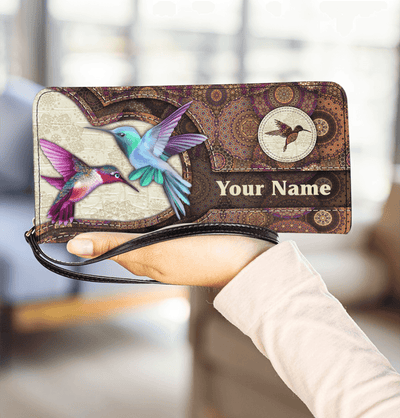 Personalized Hummingbird Clutch Purse - PU1118PS - BMGifts