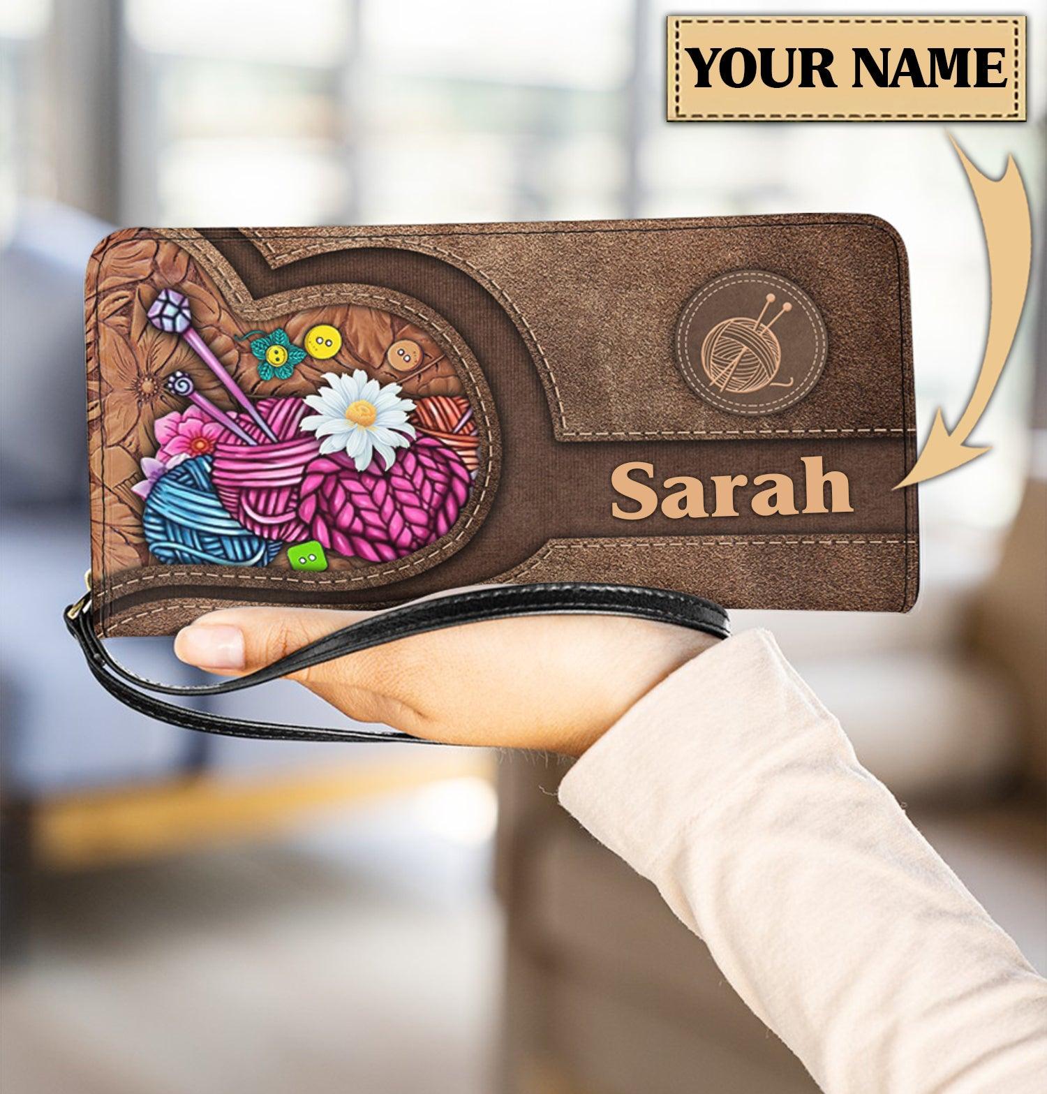Personalized Knitting Clutch Purse - PU392PS - BMGifts