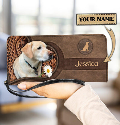 Personalized Labrador Clutch Purse, Personalized Gift for Labrador Lovers - PU1351PS - BMGifts