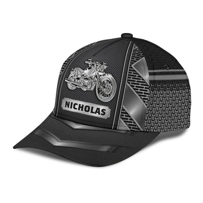 Personalized Motorcycle Classic Cap, Personalized Gift for Motorcycle Lovers, Motorcycle Riders - CP046CT - BMGifts