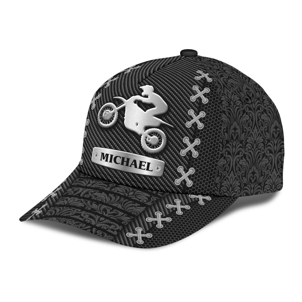 Personalized Motorcycle Classic Cap, Personalized Gift for Motorcycle Lovers, Motorcycle Riders - CP321CT - BMGifts