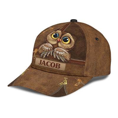 Personalized Owl Classic Cap, Personalized Gift for Owl Lovers - CP065CT - BMGifts