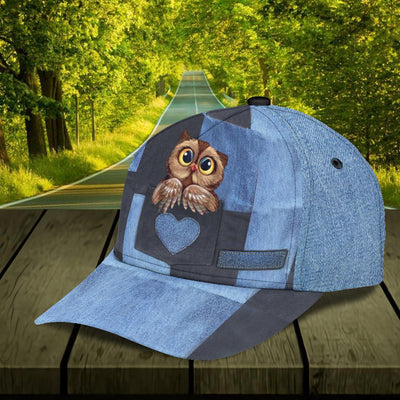 Personalized Owl Classic Cap, Personalized Gift for Owl Lovers - CP1389PS - BMGifts