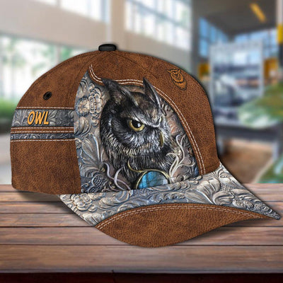 Personalized Owl Classic Cap, Personalized Gift for Owl Lovers - CP1583PS - BMGifts