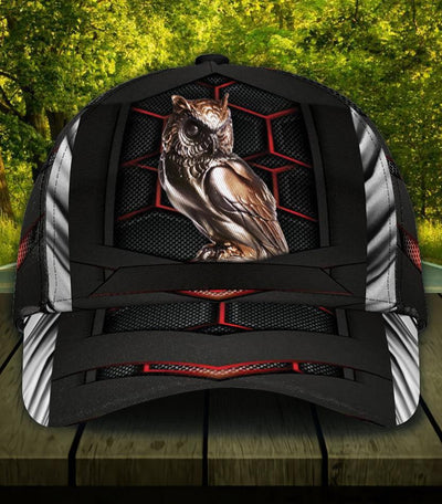 Personalized Owl Classic Cap, Personalized Gift for Owl Lovers - CP323PS - BMGifts