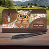 Personalized Owl Clutch Purse, Personalized Gift for Owl Lovers - PU276PS06 - BMGifts