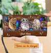 Personalized Owl Clutch Purse, Personalized Gift for Owl Lovers - PU283PS06 - BMGifts