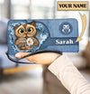 Personalized Owl Clutch Purse, Personalized Gift for Owl Lovers - PU545PS - BMGifts