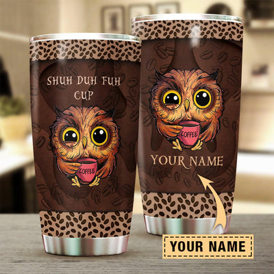 Personalized Owl Tumbler, Personalized Gift for Owl Lovers - TB174PS - BMGifts
