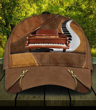 Personalized Piano Classic Cap, Personalized Gift for Music Lovers, Piano Lovers - CP951PS - BMGifts