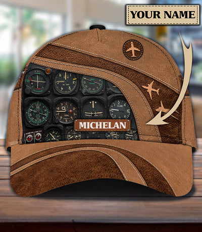 Personalized Pilot Classic Cap, Personalized Gift for Pilot - CP162PS06 - BMGifts