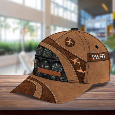 Personalized Pilot Classic Cap, Personalized Gift for Pilot - CP162PS06 - BMGifts