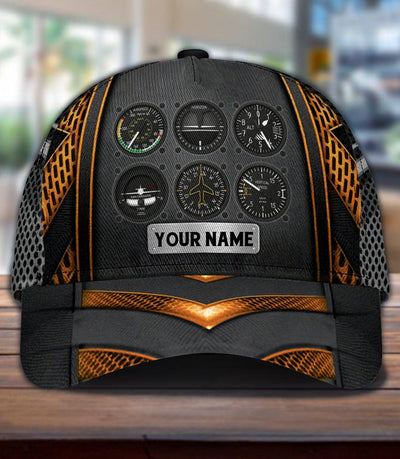 Personalized Pilot Classic Cap, Personalized Gift for Pilot - CP756PS06 - BMGifts
