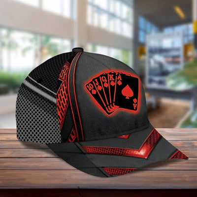 Personalized Poker Classic Cap, Personalized Gift for Poker Lovers, Poker Players - CP1738PS - BMGifts