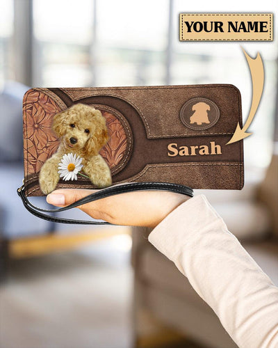 Personalized Poodle Clutch Purse - PU150PS - BMGifts
