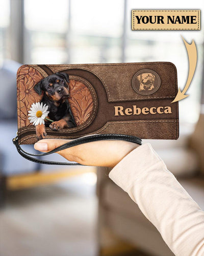Personalized Rottweiler Clutch Purse - PU151PS - BMGifts