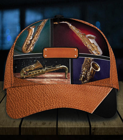 Personalized Saxophone Classic Cap, Personalized Gift for Music Lovers, Saxophone Lovers - CP1169PS - BMGifts