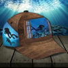 Personalized Scuba Diving Classic Cap, Personalized Gift for Scuba Diving Lovers, Scuba Live - CP516PS - BMGifts